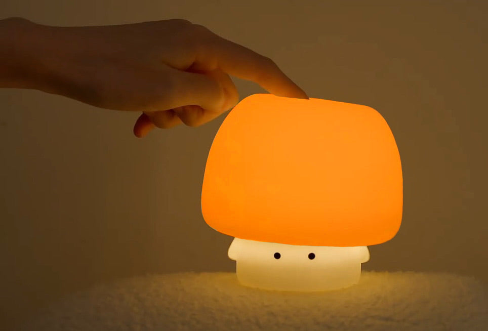 Cute Mushroom Silicone Night Lamp